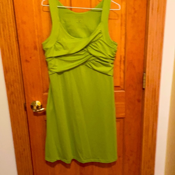 Athleta | Dresses | Athleta Lime Green Dress | Poshmark